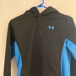 Under Armour Hooded Athletic Sweatshirt Sweater Long Sleeve Women Ladies Small